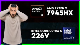 AMD Ryzen 9 7945HX vs Intel Core Ultra 5 226V Comparison [upl. by Adiari]