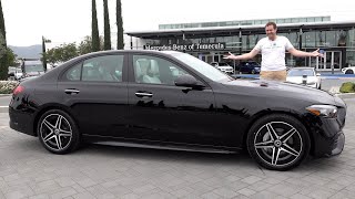 The 2022 MercedesBenz CClass Is Surprisingly Luxurious [upl. by Cash]