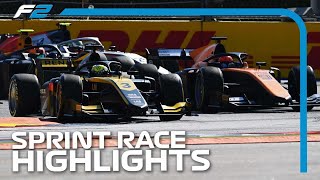 F2 Sprint Race Highlights  2020 Russian Grand Prix [upl. by Naedan766]