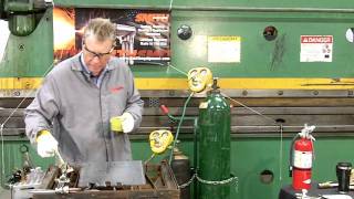 Acetylene amp Oxygen Torch Cutting [upl. by Ayerf]