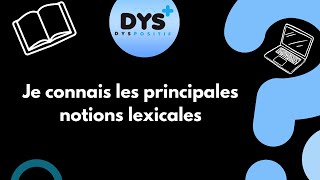 FRANCAIS  3EME  Je connais les principales notions lexicales [upl. by Akim994]