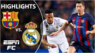 🚨COMPLETE TURNAROUND🚨 Barcelona vs Real Madrid  Copa Del Rey Highlights  ESPN FC [upl. by Lathan]