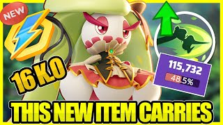 This BUFF AND NEW ITEM BUILD of Tsareena really CARRIES hard  115 k Damage  16 KO  Pokemon Unite [upl. by Mcleroy]