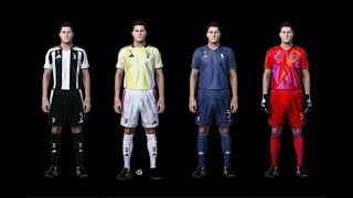 JUVENTUS KITS 20242025 PES 2021 SMOKEPATCH SIDER or CPK [upl. by Anitnamaid]