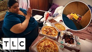 633 Lb Woman Reveals Her Food Hiding Spots  My 600Lb Life [upl. by Thun]