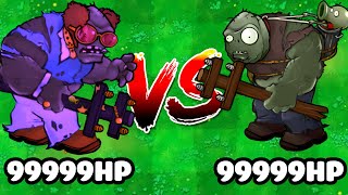 King Rampaging Disco Gargantuar VS King Zombie Random Who Will Win PVZ Hybrid Challenge [upl. by Donetta]