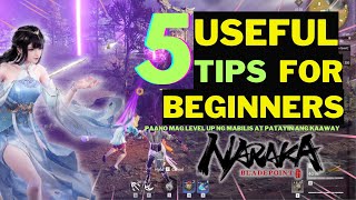 5 USEFUL TIPS in Leveling Up Fast and Combat for Beginners  Naraka Bladepoint 2022 Tagalog Review [upl. by Krista]