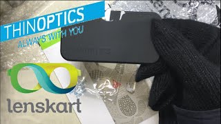 Unboxing  ThinOptics reading glasses from lenskartcom 4K [upl. by Anyek]