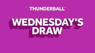 The National Lottery Thunderball draw results from Wednesday 25 September 2024 [upl. by Irej]