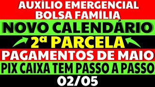 0205 NOVO CALENDÁRIO AUXÍLIO EMERGENCIAL 2021 BOLSA FAMÍLIA 2ª PARCELA COMO FAZER PIX PASSO A PASSO [upl. by Charo]