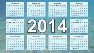 Calendar 2014 [upl. by Mcclary989]