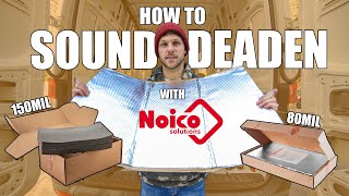 How To Sound Deaden Your Van Using NOICO [upl. by Rambert]