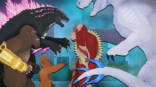 Godzilla x Kong The REAL ending  New Empire animation  DinoMania [upl. by Kelci]