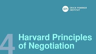 The Harvard Principles of Negotiation [upl. by Teews]