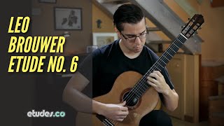 Leo Brouwer  Etude No 6 [upl. by Ariet805]