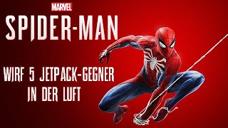 Marvels SpiderMan Remastered PS5  Wirf 5 JetpackGegner in der Luft [upl. by Uria748]