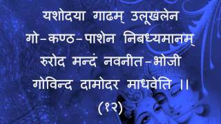 Govind Damodar Stotram Part 13 [upl. by Nagaek]