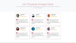 Responsive Testimonial Section Using Bootstrap [upl. by Aletha209]