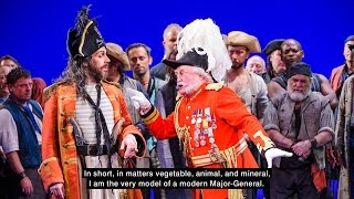 MajorGenerals Song from The Pirates of Penzance  live and with lyrics [upl. by Sitnalta]