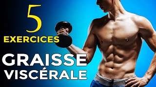 TOP 5 EXERCICES POUR PERDRE GRAISSE VISCÉRALE RAPIDEMENT [upl. by Ymeon]