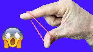 Tutorial Amazing Rubber Band Magic  Easiest Rubber Band Trick [upl. by Prissie348]