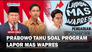 🔴PRABOWO SUDAH TAHU Istana Tegaskan Lapor Mas Wapres Bukan Inisiatif Gibran Sendiri [upl. by Nay48]