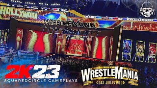 Wrestlemania 39 2023 Modded Arena w Entrances Ft Roman Reigns Brock Lesnar  New WWE 2K23 Mods [upl. by Blaise]