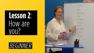 Beginner Levels  Lesson 2 How Are You [upl. by Maitilde]