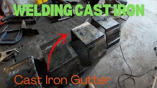 9 How to Weld Cast Iron  Making amp welding cast iron Guttering Joints [upl. by Hoseia737]