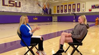 Part Two Exclusive interview with LSU Point Guard Hailey Van Lith [upl. by River]