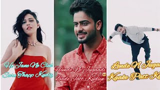 Jugaadi Jatt Mankirt Aulakh Full Screen WhatsApp Status  New Lyrics Status  Deepak Nigam Status [upl. by Alphonse877]