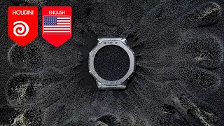 Houdini Tutorial  GShock Particles Advection Simulation [upl. by Combes]