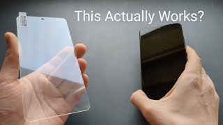 Can you Hide Scratches on Phone Screen by applying Screen Protector TEST [upl. by Sell]