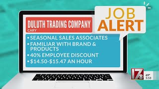 Duluth Trading Company hiring season workers in Cary [upl. by Lesna]