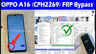 OPPO A16 CPH2269 FRP Bypass UMT without Mobile Open AHmobile [upl. by Eldred]