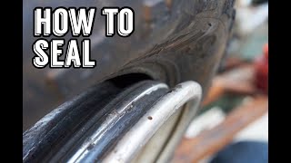 Inflating A New or Used Tire With A Broken Seal  Bead [upl. by Rehpatsirhc]