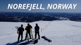 SKIING IN NORWAY  NOREFJELL 4K [upl. by Angil]