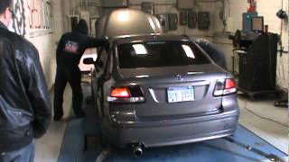 2007 Saab 93 20T Stage 1 Dyno Pull 1 [upl. by Sherye]