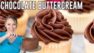 How to Make Chocolate Buttercream [upl. by Johna]