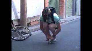 Man Rides Worlds Smallest Bicycle [upl. by Chapa]