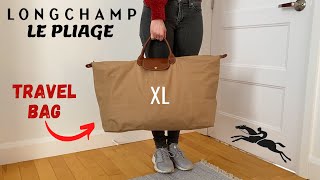 Longchamp Le Pliage Extra Large XL Travel Bag Review  LOriginal  Best Weekend Getaway Bag [upl. by Jamill]