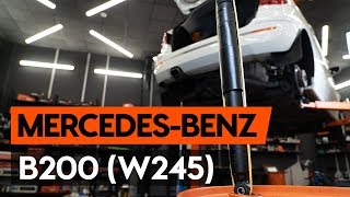 Hoe een schokdemper achteraan vervangen op een MERCEDESBENZ B200 W245 AUTODOCTUTORIAL [upl. by Suzanna160]