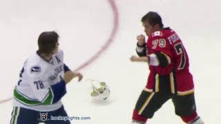 Alexandre Mallet vs Michael Ferland Sep 6 2013 [upl. by Benil]