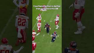 Courtland Sutton is the best quarterback in the league broncos nfl [upl. by Neirb]