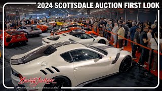 2024 Scottsdale Auction First Look  BARRETTJACKSON 2024 [upl. by Gaye]