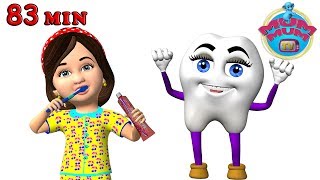 Brush Your Teeth Healthy Habits Songs with Lyrics amp The Best Nursery Rhymes Collection  Mum Mum TV [upl. by Ahsead]