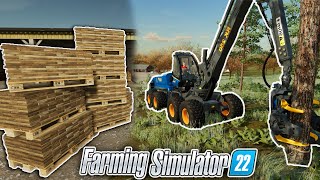 ODUNCULUK VE MOBİLYA ÜRETİMİ  Farming Simulator 2022 84 [upl. by Norud288]