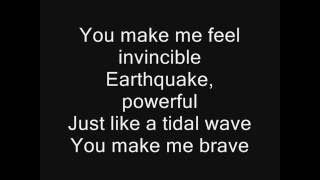 Skillet Feel Invincible Lyrics [upl. by Aihsitan]