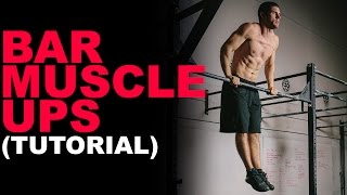 How To Do Bar Muscle Ups Bar Muscle Ups VS Kipping Pullups [upl. by Loftis]