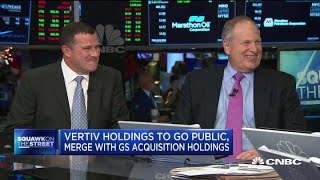 Dave Cote and Vertiv CEO Rob Johnson on GS Acquisition Holdings merger [upl. by Hanni]